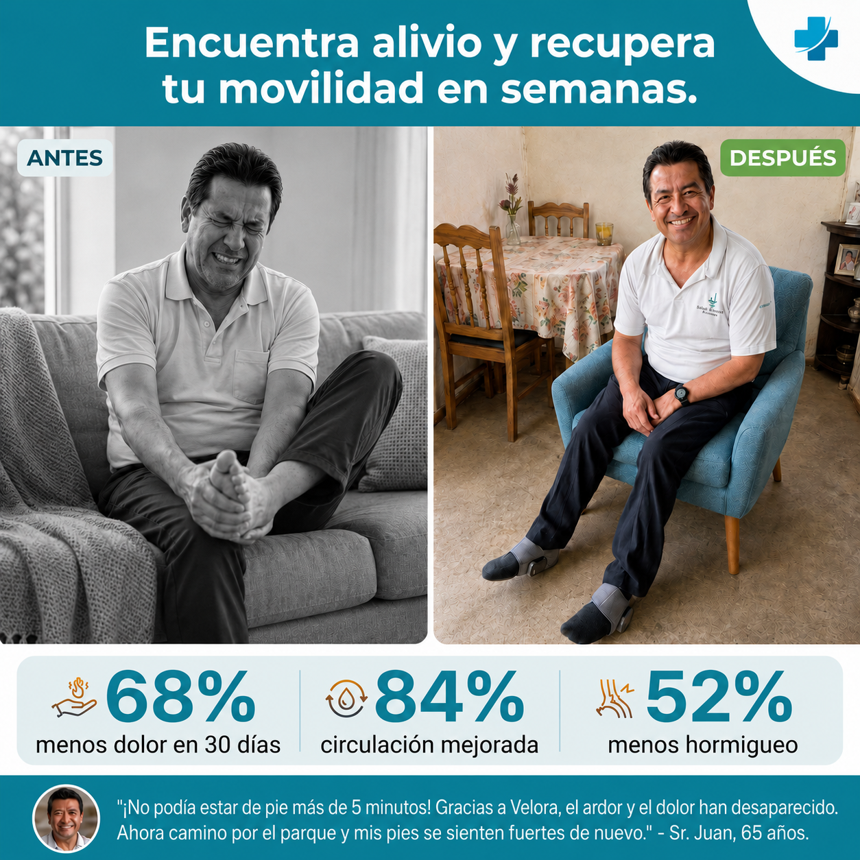 Velora™ - Alivio y recuperación en cada paso